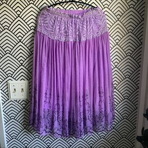 Purple lace skirt 90s-2000s vibe grunge fairy